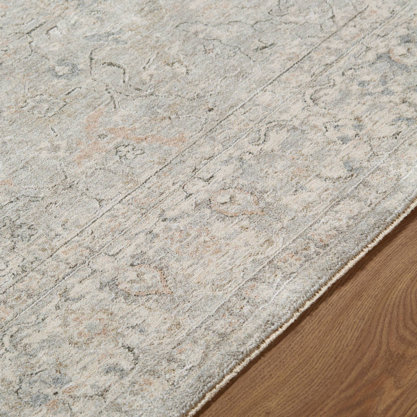 Eboni Traditional Light Slate Area Rug