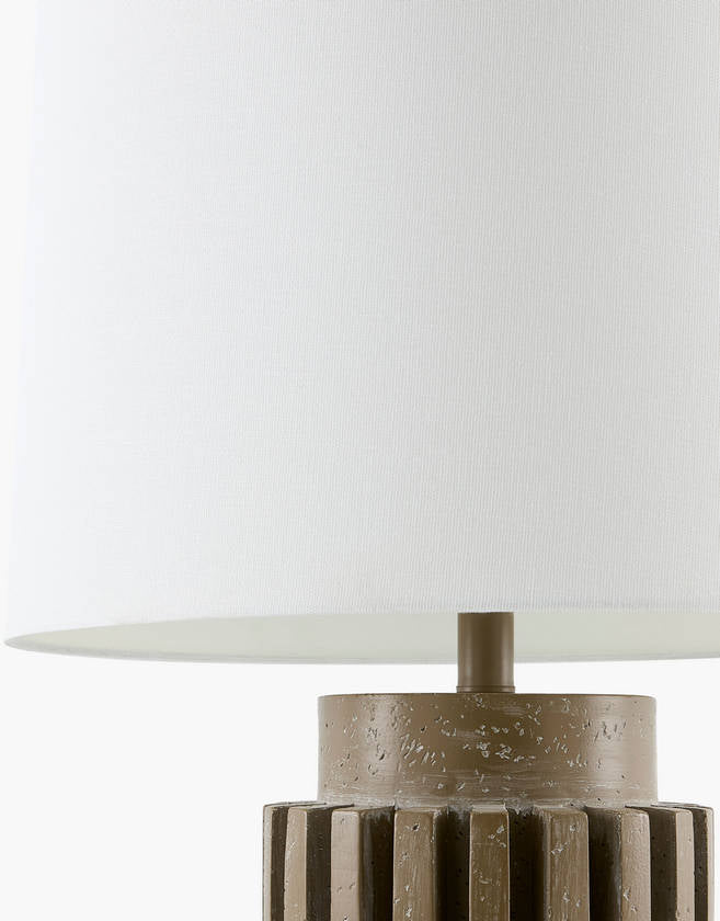 Katieann Rustic Brown Table Lamp