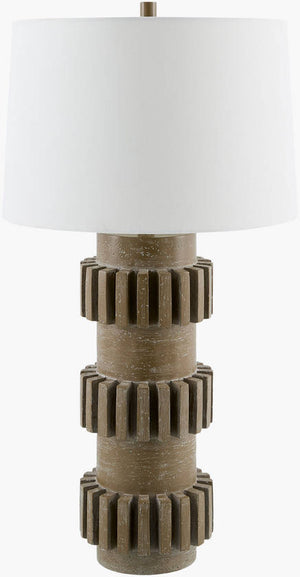 Katieann Rustic Brown Table Lamp