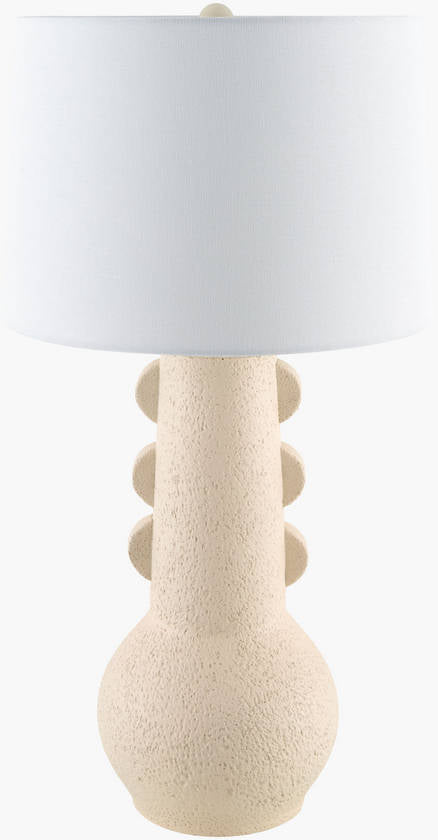 Kaven Rustic Cream Table Lamp