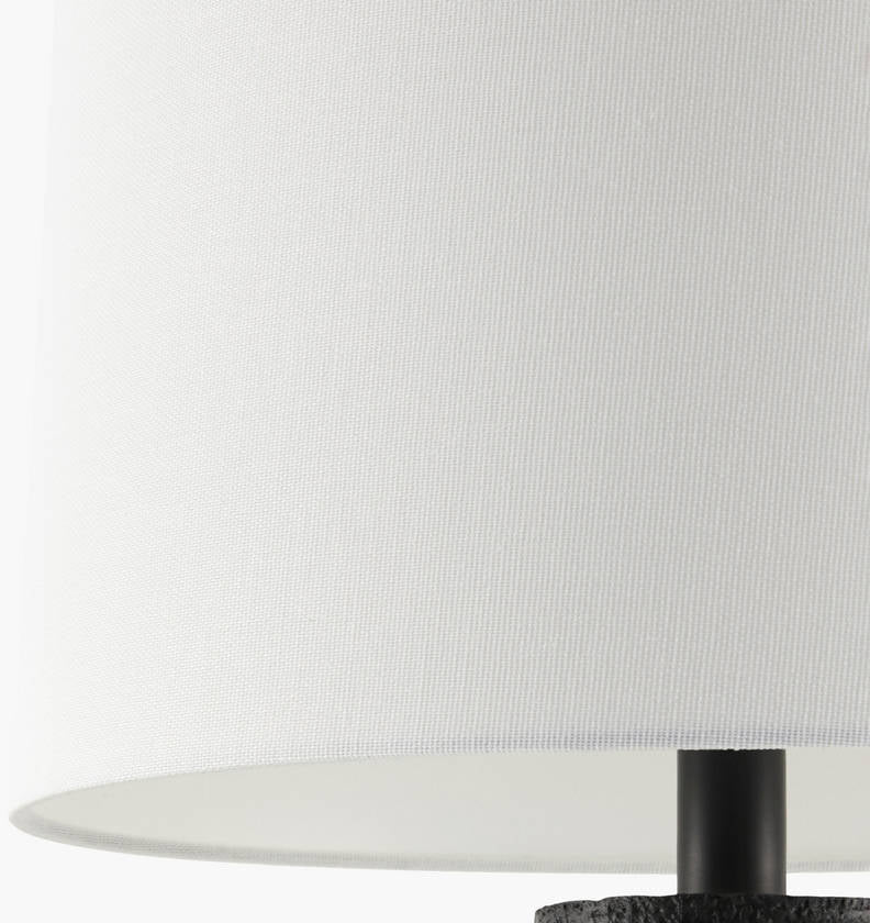 Kaven Rustic Black Table Lamp