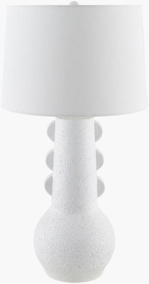 Kaven Rustic White Table Lamp