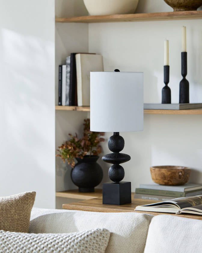 Maryann Modern Black Table Lamp