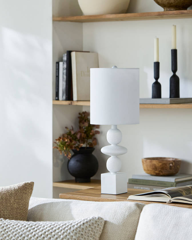 Maryann Modern White Table Lamp