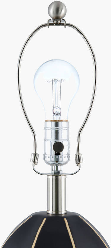 Waddell Modern Black Table Lamp