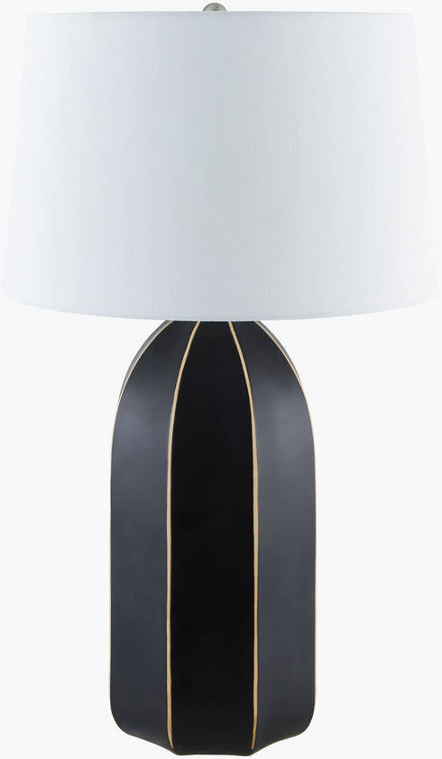 Waddell Modern Black Table Lamp