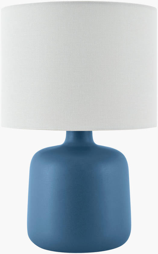 Yul Traditional Pale Blue Table Lamp