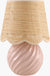Sharenna Traditional Dusty Rose Table Lamp
