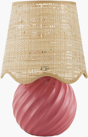 Sharenna Traditional Pink Table Lamp