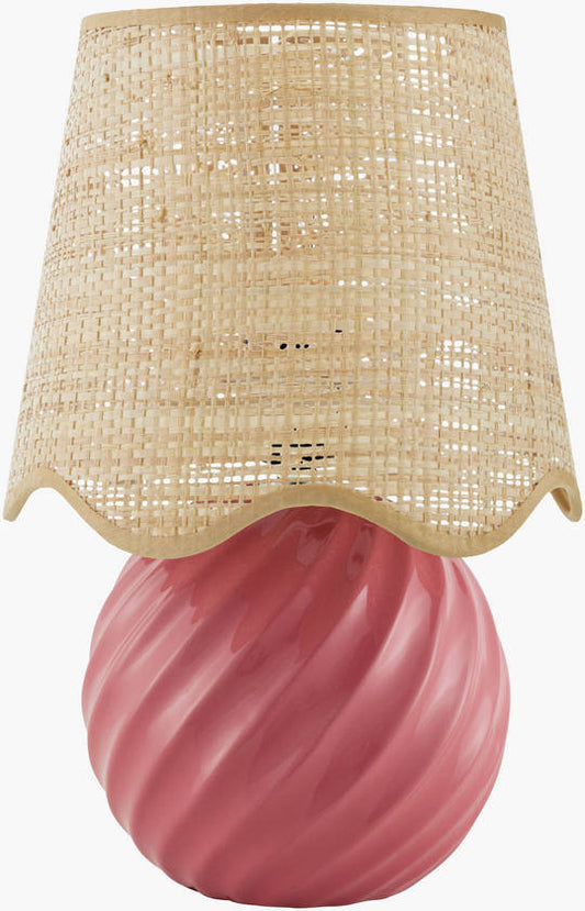 Sharenna Traditional Pink Table Lamp