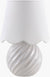 Tyneisha Traditional White Table Lamp