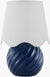 Tyneisha Traditional Navy Table Lamp