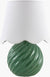 Tyneisha Traditional Dark Green Table Lamp