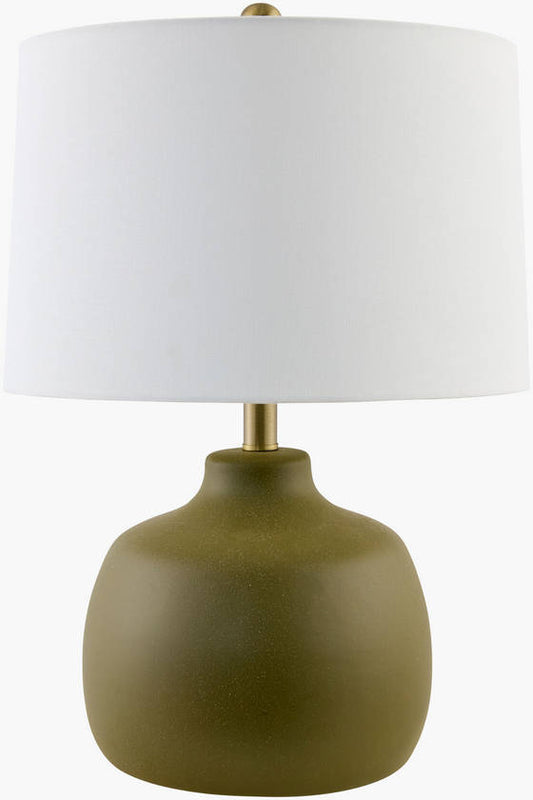 Nekesha Rustic Green Table Lamp