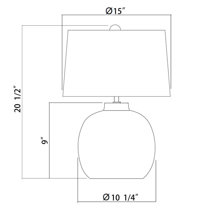 Nekesha Rustic Green Table Lamp