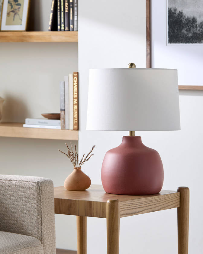 Nekesha Rustic Brick Table Lamp