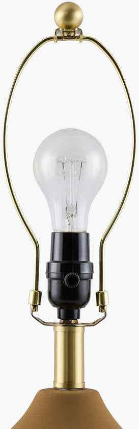 Zeke Rustic Brown Table Lamp