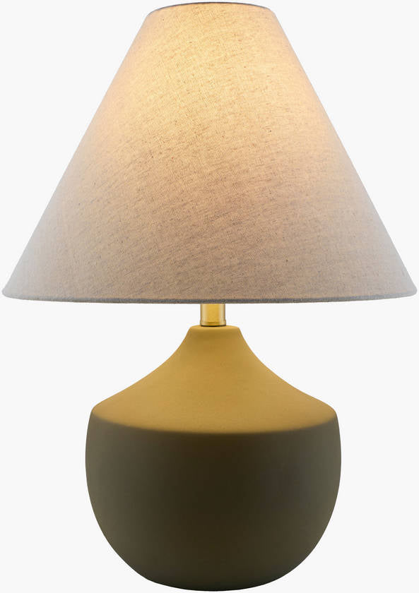 Zeke Rustic Green Table Lamp