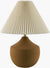 Zeke Rustic Brown/White Table Lamp