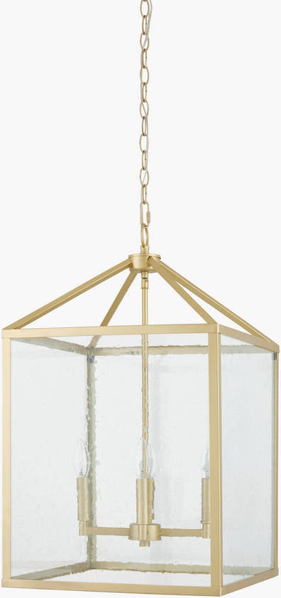 Perrin Rustic Gold Ceiling Lighting