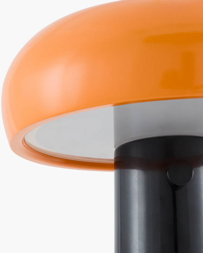 Amaya Traditional Orange Table Lamp