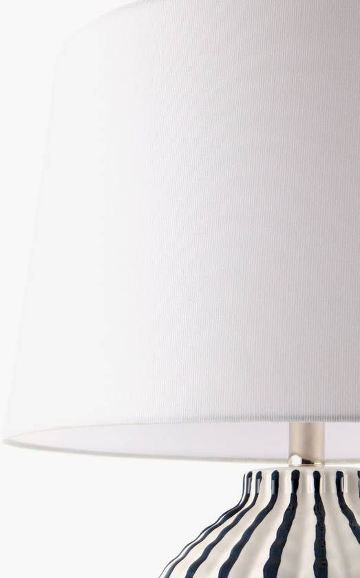 Hebah Rustic Dark Blue Table Lamp