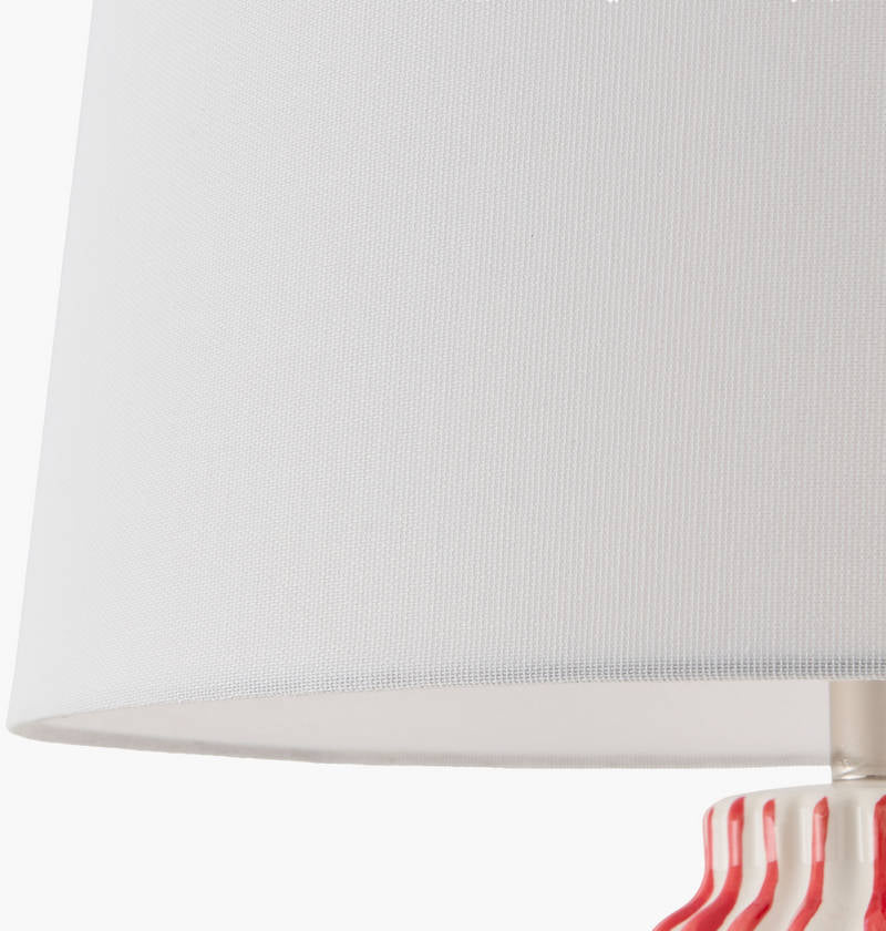 Hebah Rustic Red Table Lamp