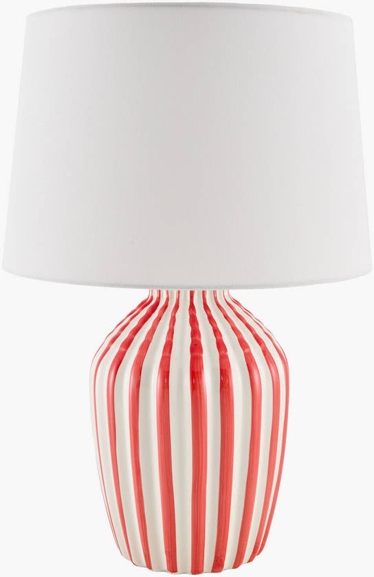 Hebah Rustic Red Table Lamp