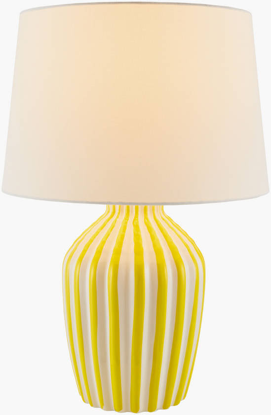 Hebah Rustic Yellow Table Lamp