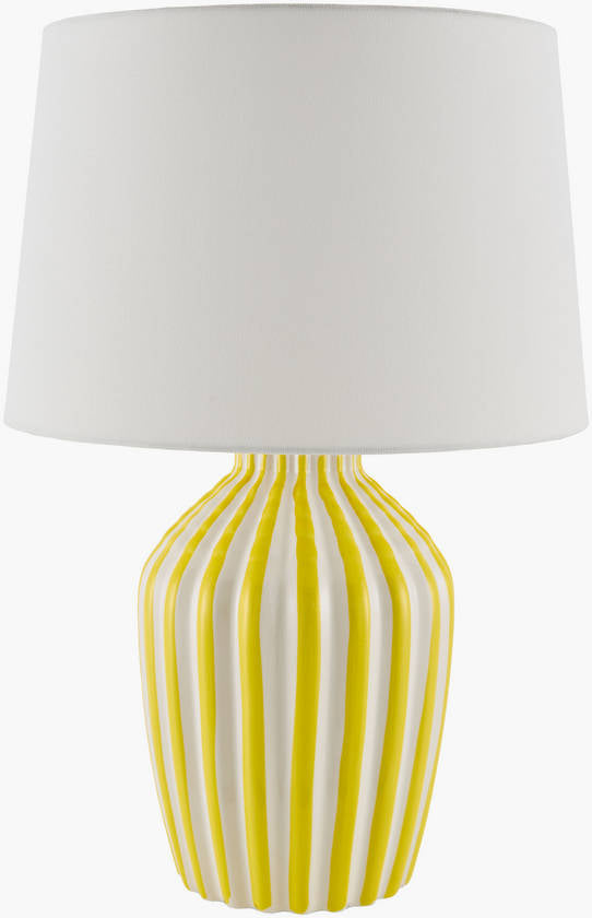 Hebah Rustic Yellow Table Lamp