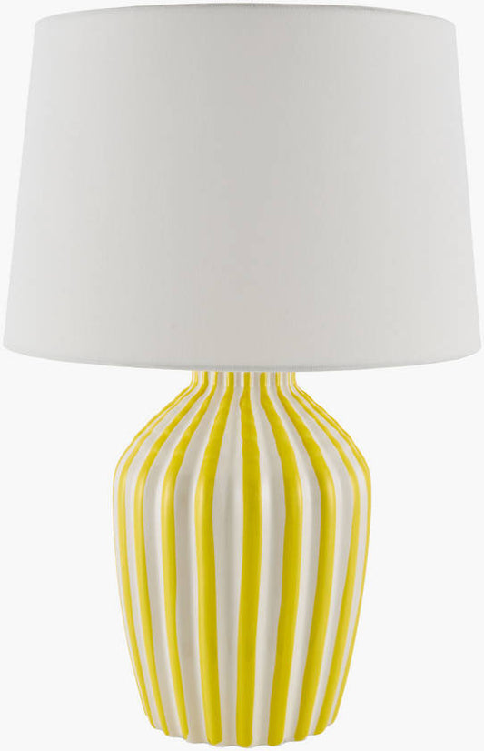 Hebah Rustic Yellow Table Lamp