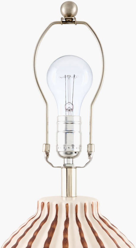 Hebah Rustic Brown Table Lamp