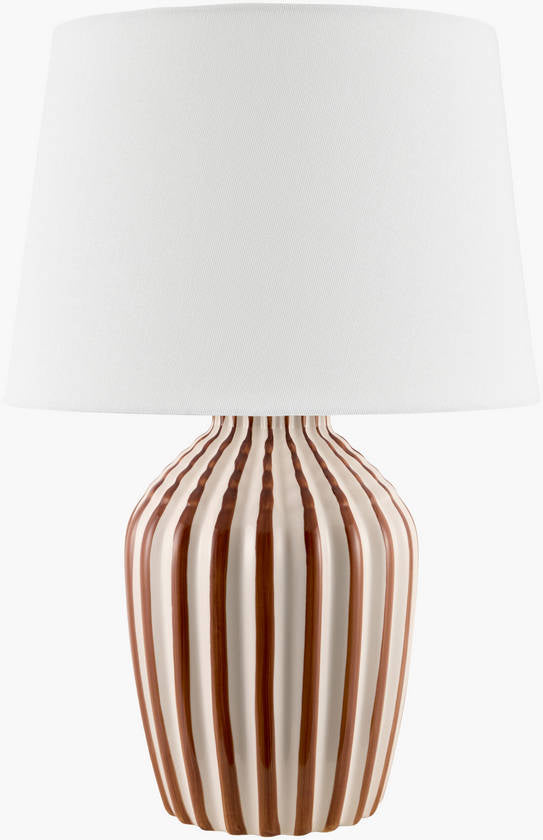 Hebah Rustic Brown Table Lamp