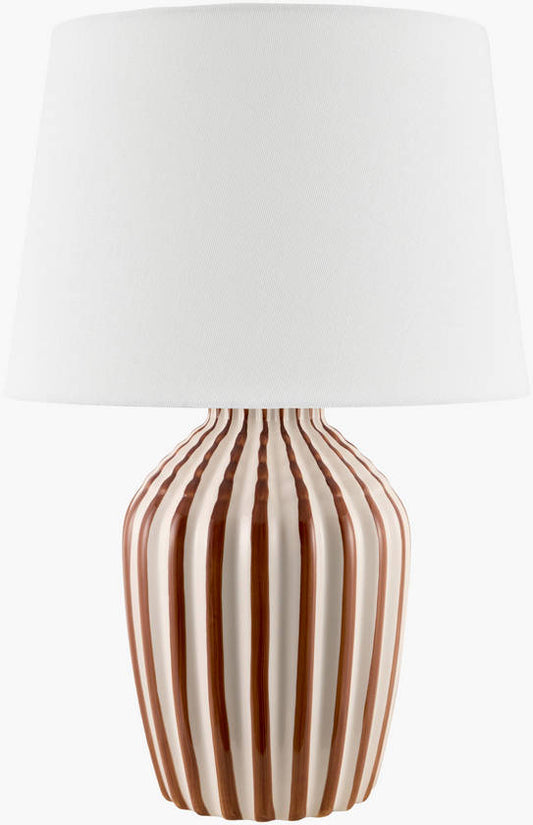 Hebah Rustic Brown Table Lamp