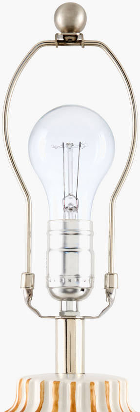 Hebah Rustic Tan Table Lamp