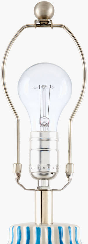 Hebah Rustic Aqua Table Lamp