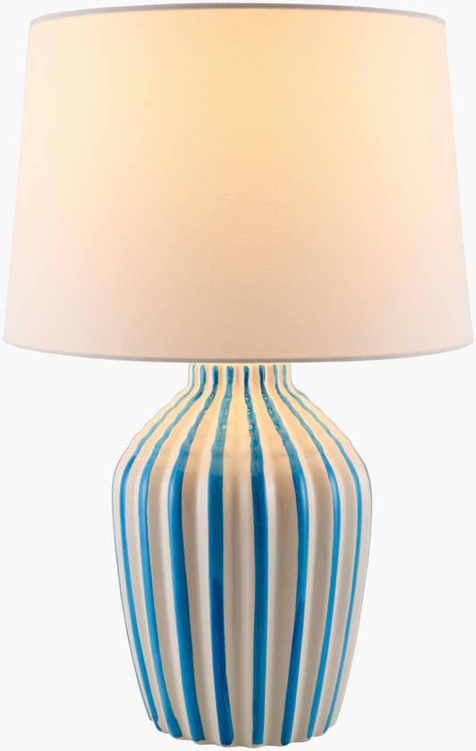 Hebah Rustic Aqua Table Lamp