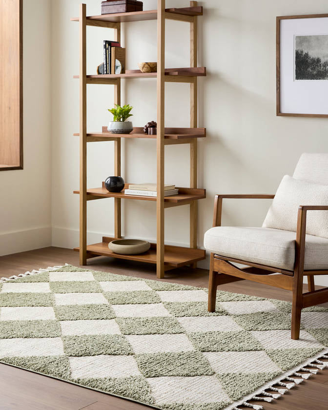 Lelani Modern Olive Area Rug