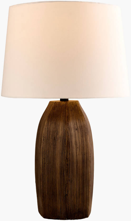 Vann Traditional Brown Table Lamp