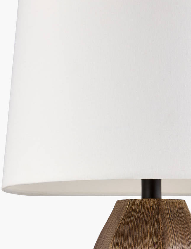 Vann Traditional Brown Table Lamp