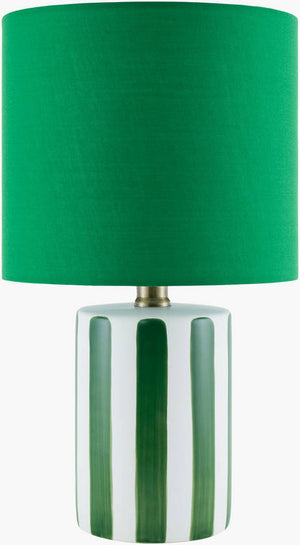 Deandrae Modern Dark Green Table Lamp