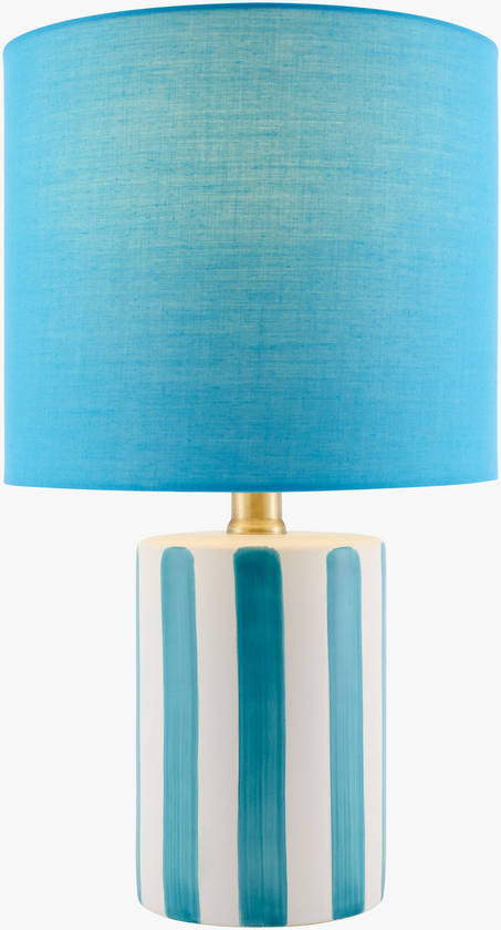 Deandrae Modern Blue Table Lamp