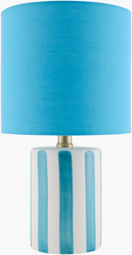 Deandrae Modern Blue Table Lamp