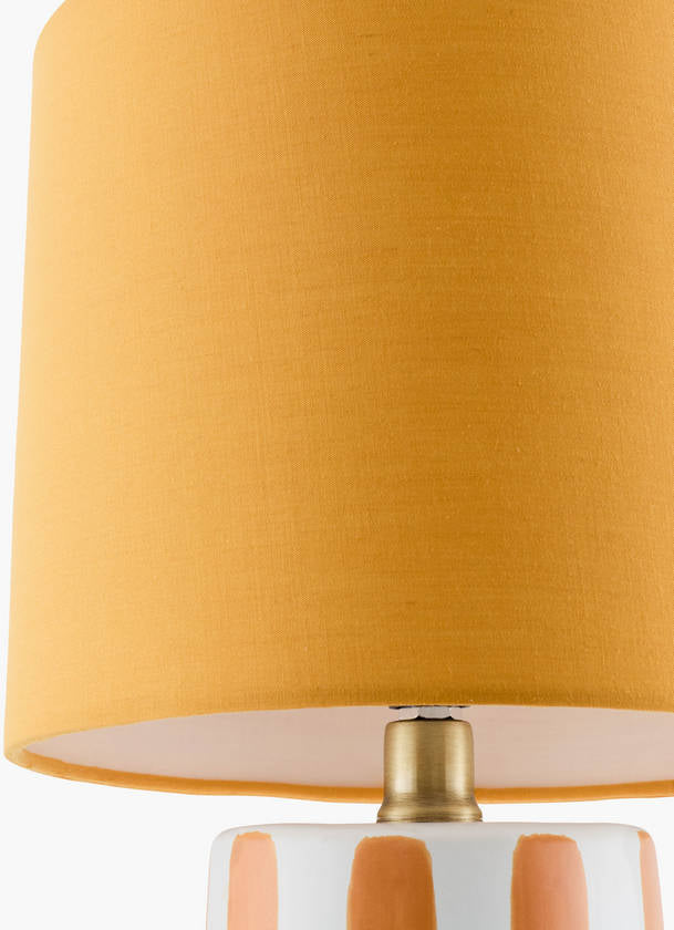 Deandrae Modern Orange Table Lamp