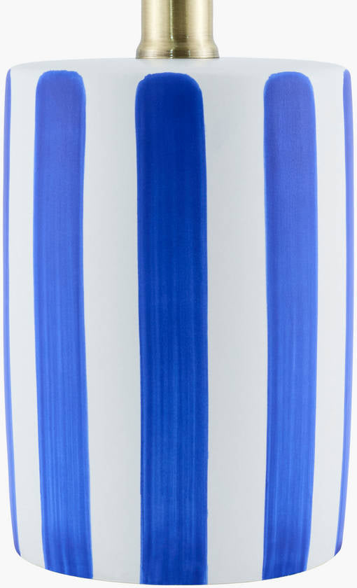 Deandrae Modern Dark Blue Table Lamp