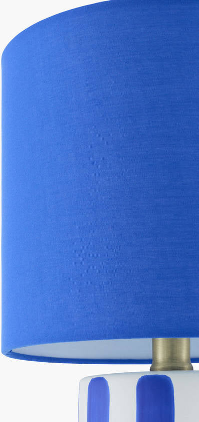 Deandrae Modern Dark Blue Table Lamp