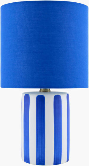 Deandrae Modern Dark Blue Table Lamp