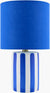 Deandrae Modern Dark Blue Table Lamp