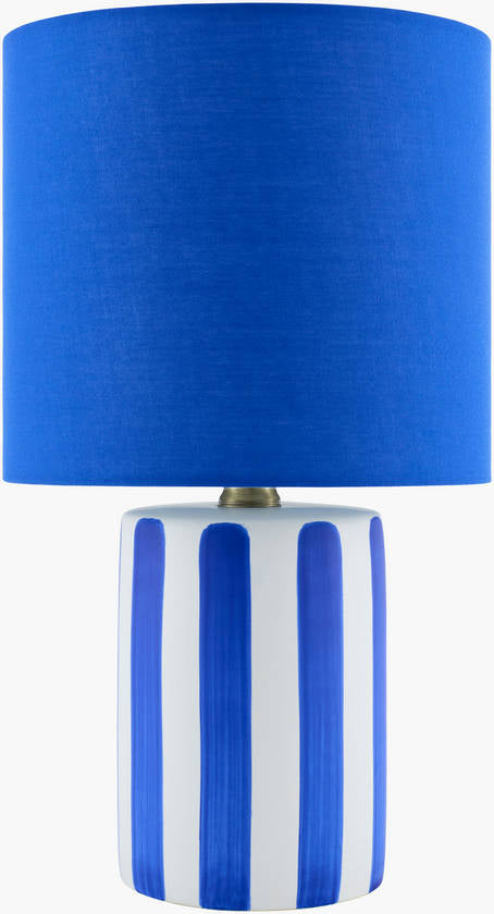 Deandrae Modern Dark Blue Table Lamp