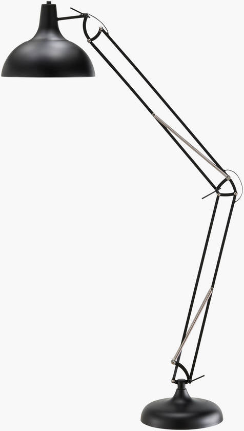 Charitie Rustic Black Floor Lamp